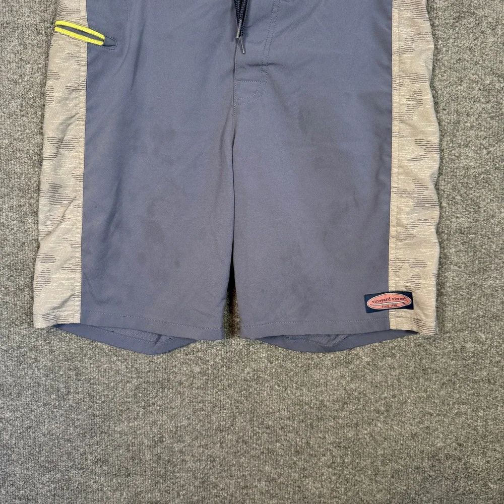 Vineyard Vines‎ Board Shorts Mens 32 Blue Gray Athletic Swim Trunks Beach Pool